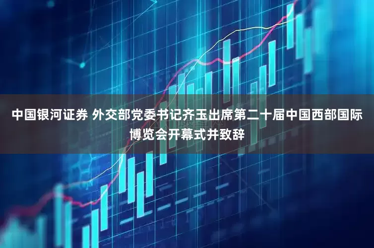 中国银河证券 外交部党委书记齐玉出席第二十届中国西部国际博览会开幕式并致辞